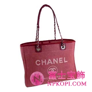 シャネル スーパーコピー　2012年春夏新作　DEAUVILLE　キャンバストートバッグ レッド A67001aaawkk